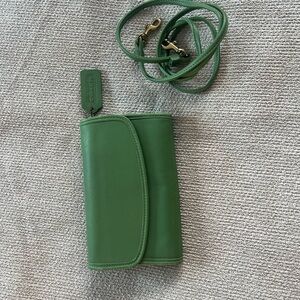 Coach Green Leather Crossbody